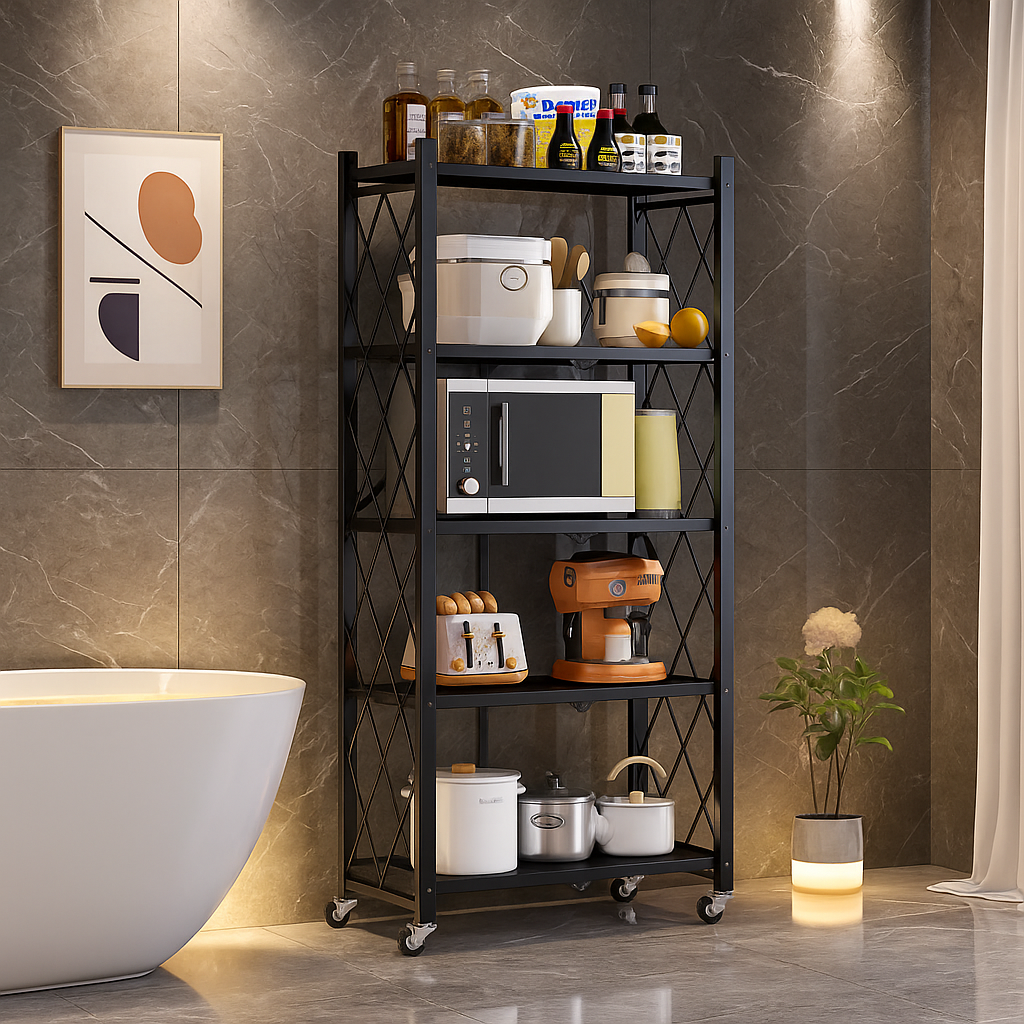 ETAGERE A 5 NIVEAUX EN FER
