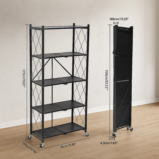 ETAGERE A 5 NIVEAUX EN FER