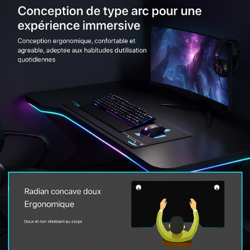 TABLE BUREAU POUR ORDINATEURE